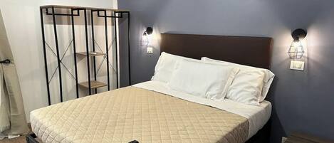 2 bedrooms, desk, iron/ironing board, travel crib