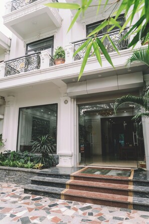 Façade de l’hébergement