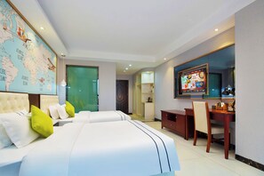 Comfort Twin Room, City View | Free WiFi - Beijixing Hotel (Changsha)