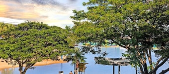 Zen Sunset Sanctuary: Balcony Dining - Bayview
