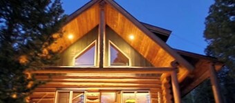 Gorgeous Log Cabin with Hot Tub & Theater near Snowmobile & SXS Trails & Lakes!