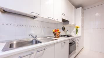 Kühlschrank, Ofen, Herdplatte, Geschirrspüler