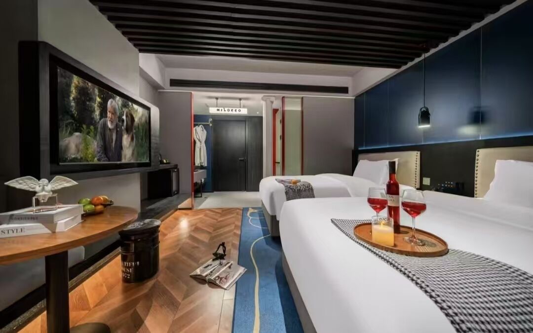 Habitación clásica doble | Cortinas opacas, tabla de planchar con plancha, wifi gratis