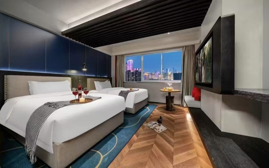 Habitación clásica doble | Cortinas opacas, tabla de planchar con plancha, wifi gratis