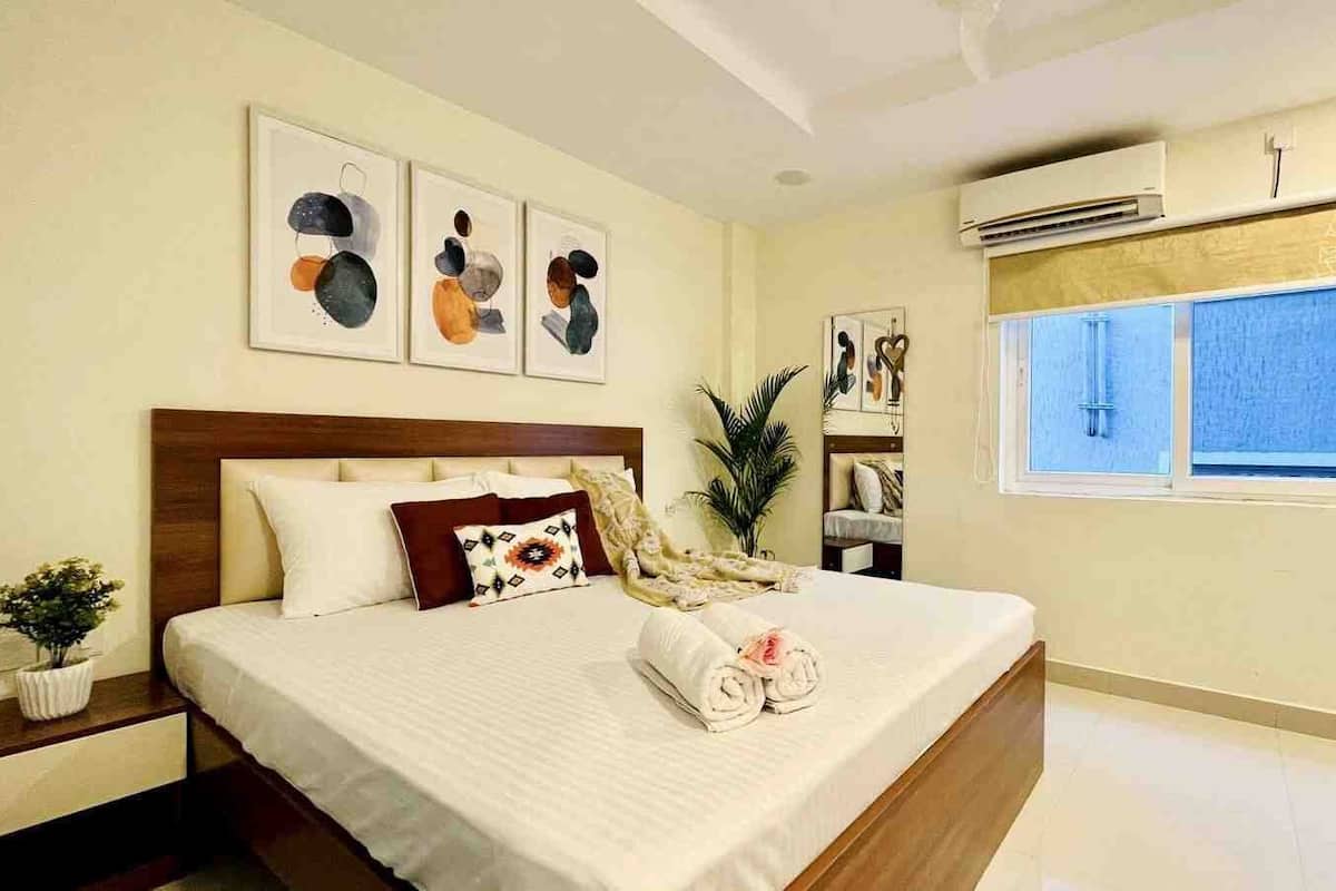 Departamento Premier, 1 habitación | 1 habitación, cortinas blackout y tabla de planchar con plancha