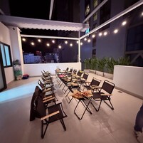 Basic Studio, 1 Queen Bed, Balcony, Beachside | Terrace/patio