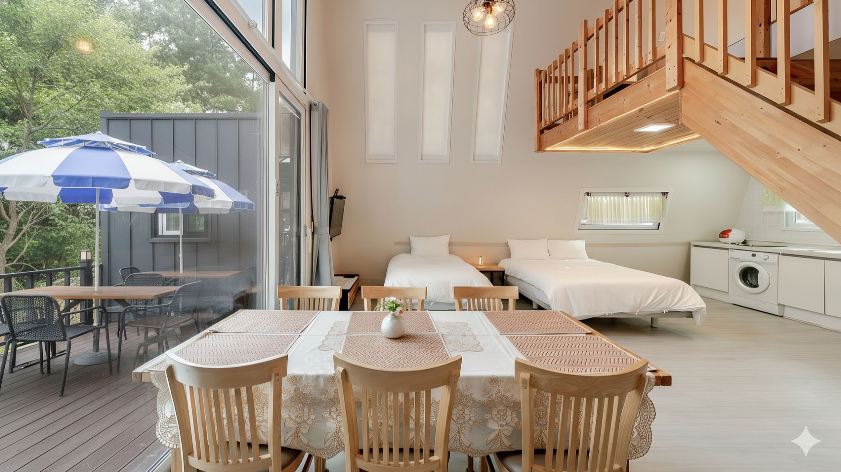 基础客房, 2 间卧室 (Building B (Ocean View / BBQ)) | 1 多间卧室、免费 WiFi