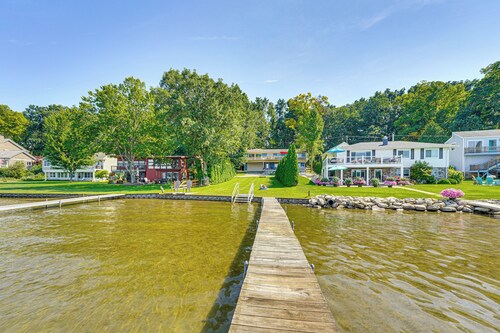 Swim & Fish! Lakefront Apt w/ Hot Tub & Grill!