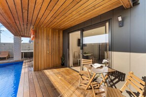 Una piscina climatizada