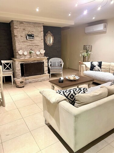 Charming Oroklini Penthouse with Ocean Views and Private Parking