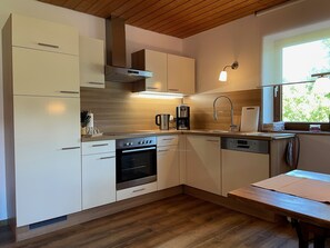 Kühlschrank, Ofen, Herdplatte, Geschirrspüler