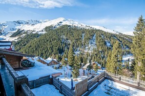 Blick von der Unterkunft