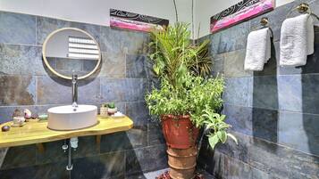 Towels, soap, toilet paper