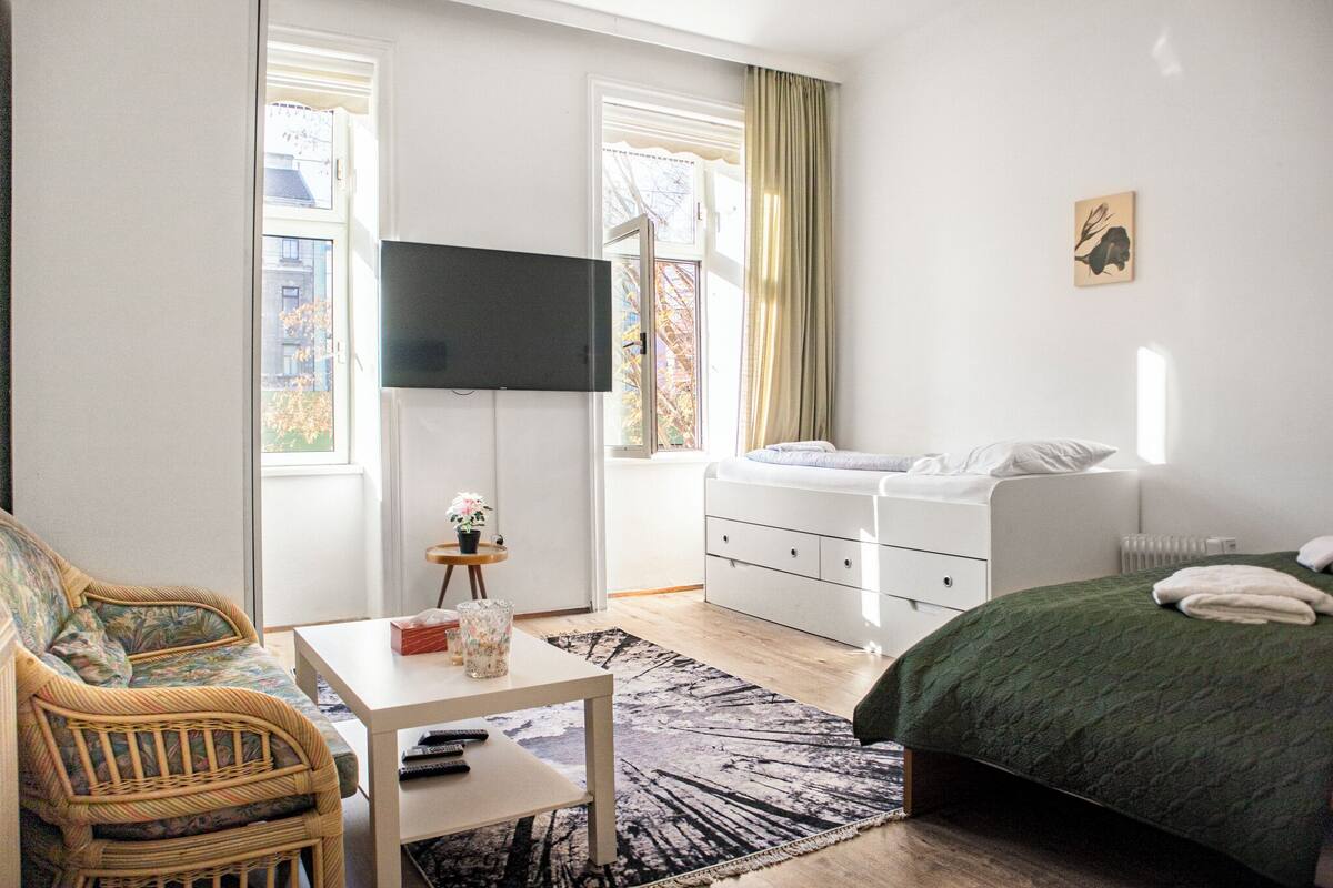 Chambre de base | Fer et planche à repasser, accès au Wi-Fi (inclus)