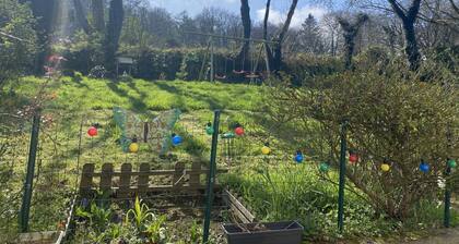 Maison récente 4 personnes avec jardin au coeur de Locronan
