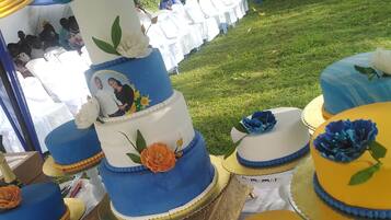 Espace banquet en plein air