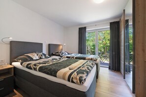 1 Schlafzimmer, kostenloses WLAN, Bettwäsche, Rollstuhlgeeignet