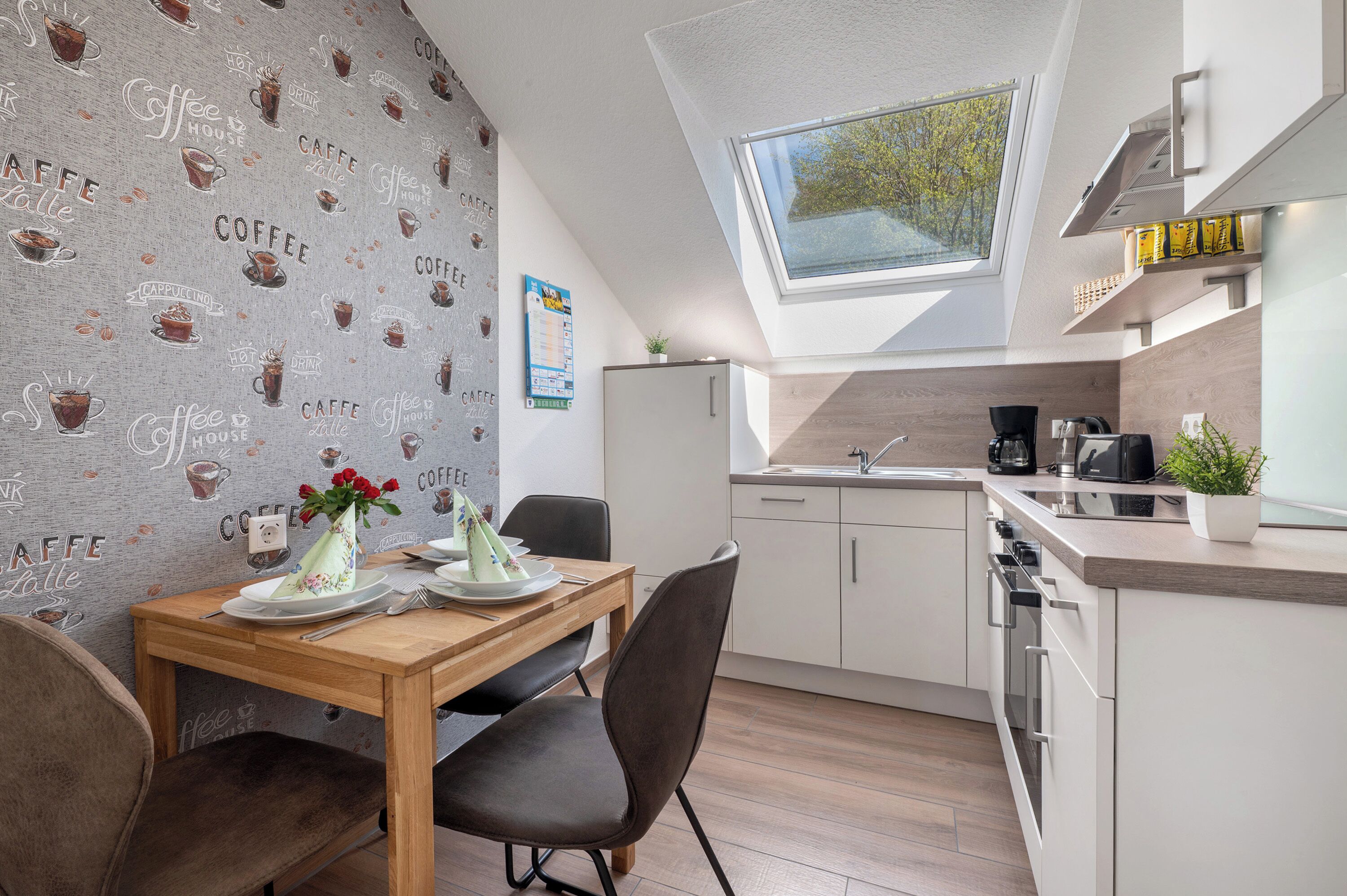 Réfrigérateur, four, plaque de cuisson, lave-vaisselle