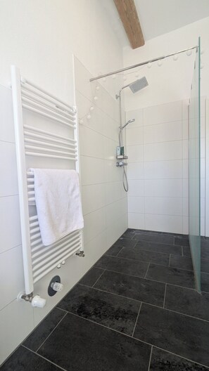Hair dryer, towels, soap, toilet paper - Vacation apartment in a cozy farmhouse by the bathing lake with large garden and sauna (Carpin)