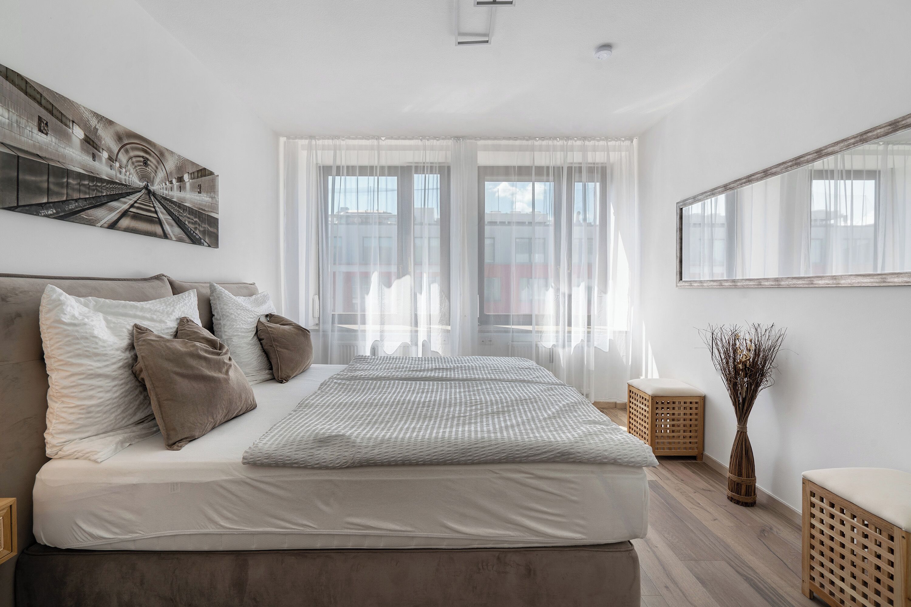 2 bedrooms, iron/ironing board, free WiFi, bed sheets