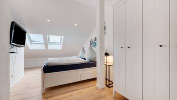1 Schlafzimmer, kostenloses WLAN, Bettwäsche, Rollstuhlgeeignet