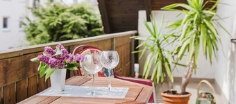 Appartement 'Gerda' avec vue sur la montagne, balcon et Wi-Fi