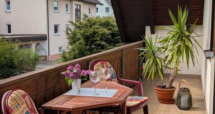 Ferienwohnung 'Gerda' mit Bergblick, Balkon und Wi-Fi
