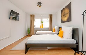 2 habitaciones, tabla de planchar con plancha y wifi gratis 