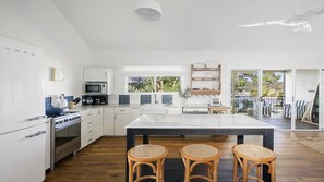 Microwave, oven, dishwasher, toaster