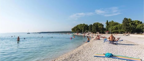Vlak bij het strand