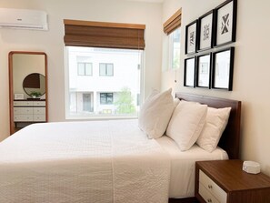 1 bedroom, iron/ironing board, travel crib, WiFi