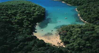 Wohnung in Supetarska Draga am Sandstrand