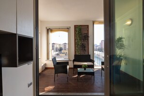 Apartamento luxo | Terraço/pátio