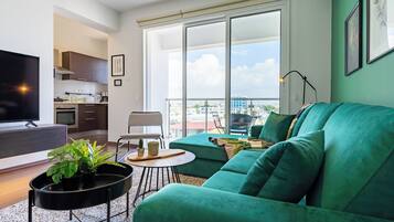 43-inch Smart TV with digital channels, streaming services