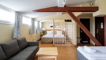 Family Room | Desk, soundproofing, iron/ironing board, free WiFi
