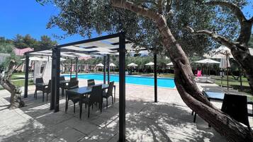 Seasonal outdoor pool