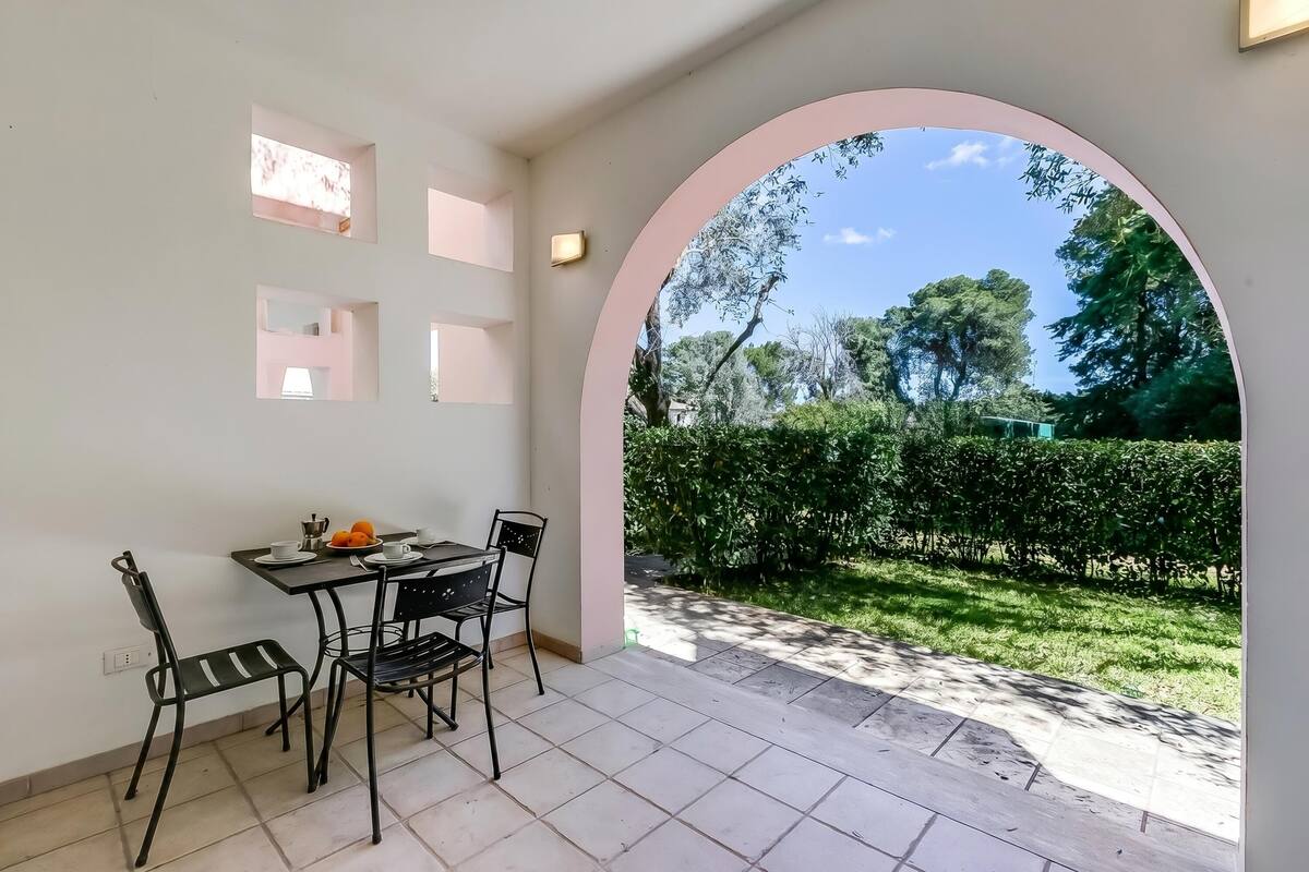 Studio Familial, climatisation (Borgo Primizia M2 Pool And Sea) | Restauration extérieure