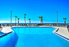 Opvarmet pool