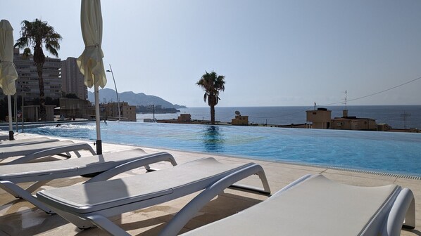 Et oppvarmet basseng