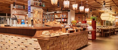 Daily buffet breakfast (EUR 16 per person)