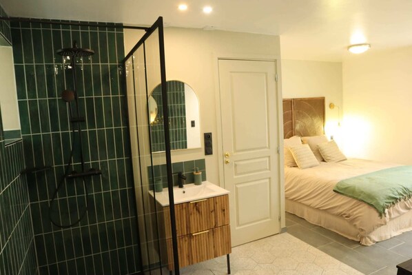 1 soverom og sengetøy