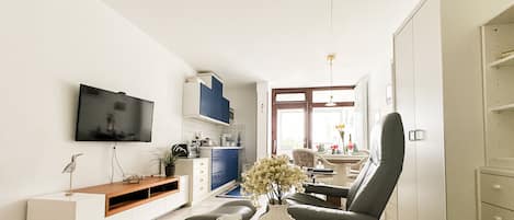 Tv och en stereo