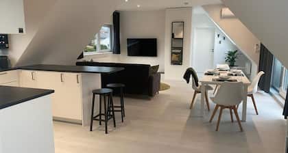 Spacious modern DG apartment Schloofschdubb near Kassel 70 sqm