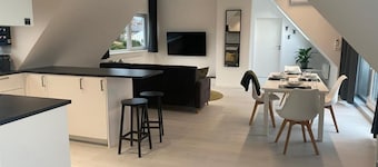 Spacious modern DG apartment Schloofschdubb near Kassel 70 sqm
