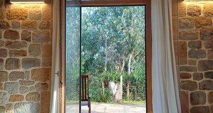 New apartment with garden in a rural house with sea views