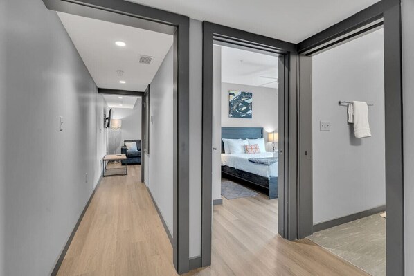 2 chambres, fer et planche Ă repasser, Wi-Fi, draps fournis