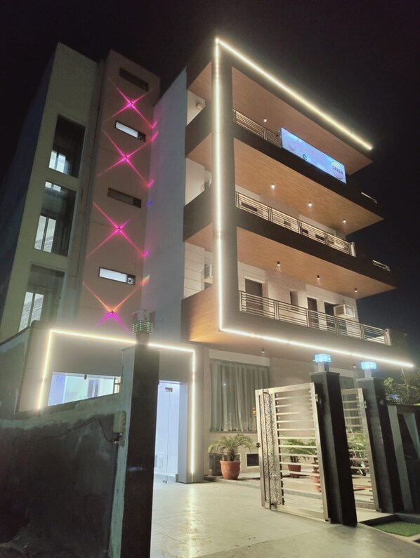 Façade de l’hébergement