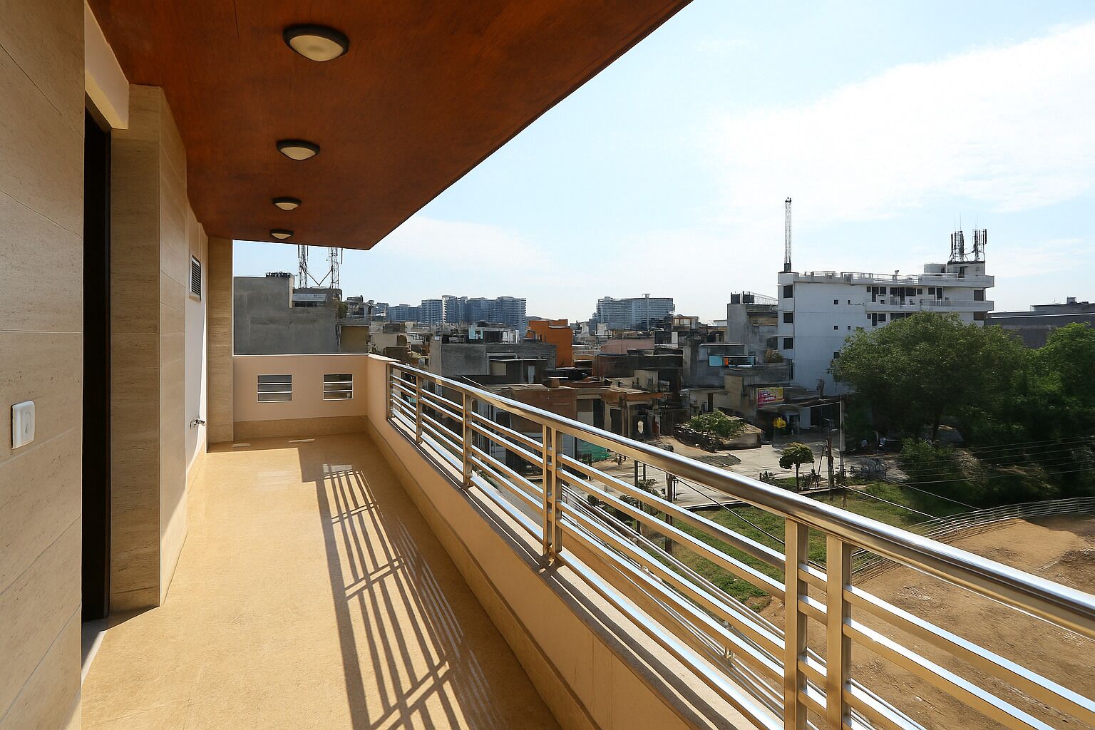 City view from property