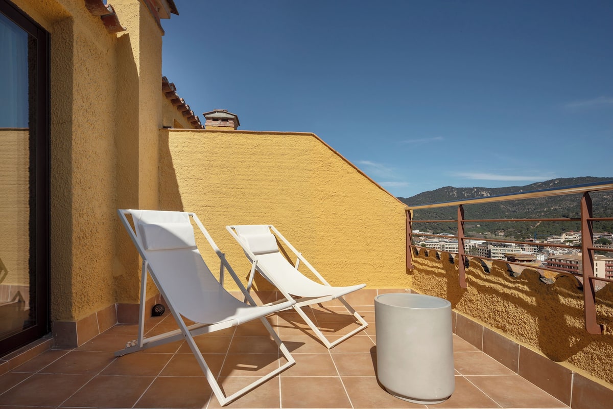 Duplex, 1 chambre, terrasse, vue sur la mer | Terrasse/patio