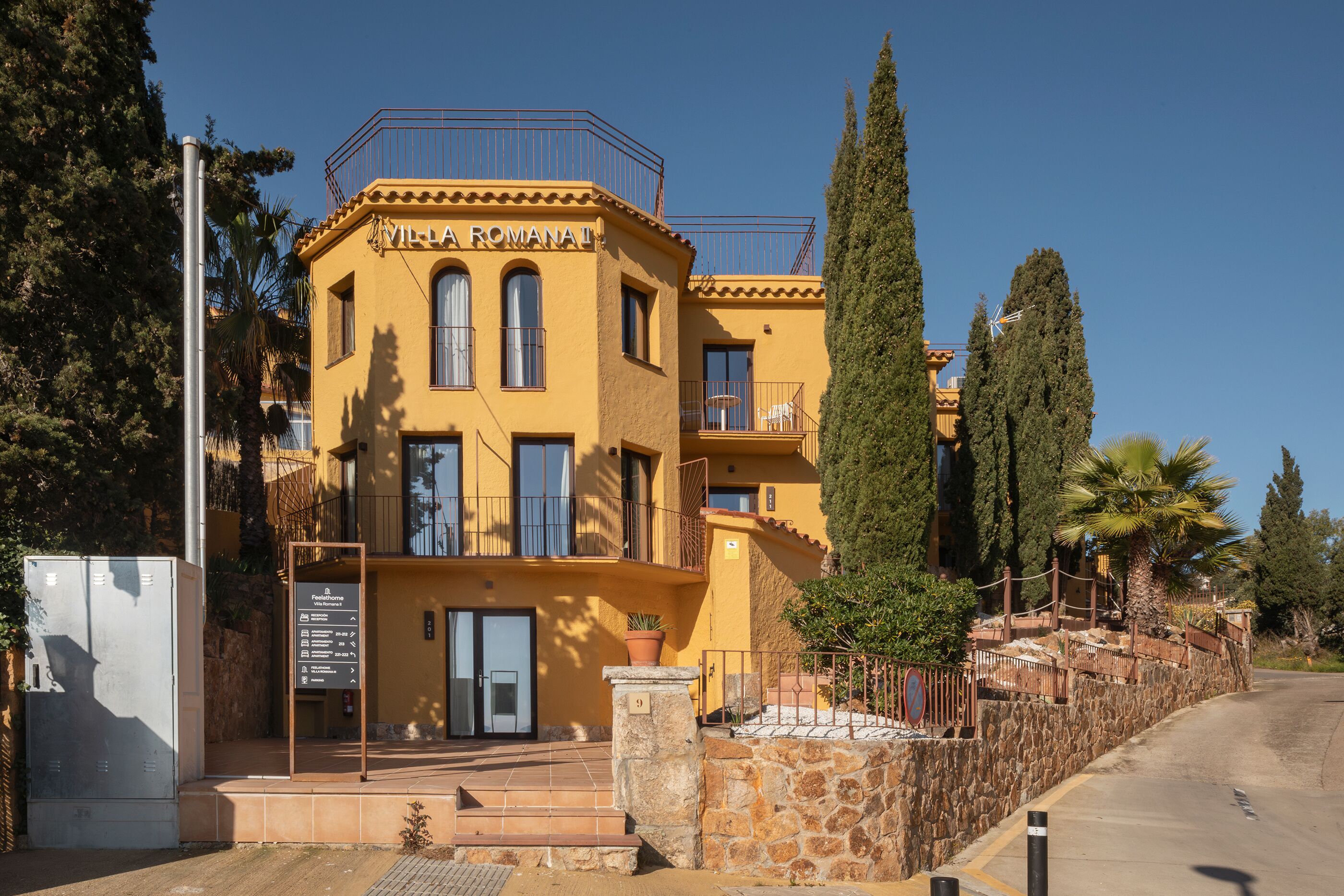 Façade de l’hébergement